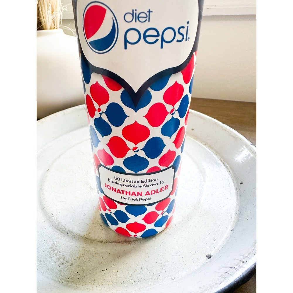 Jonathan Adler for Diet Pepsi Limited Edition Straws – Collectible Promo Set - Picture 3 of 7